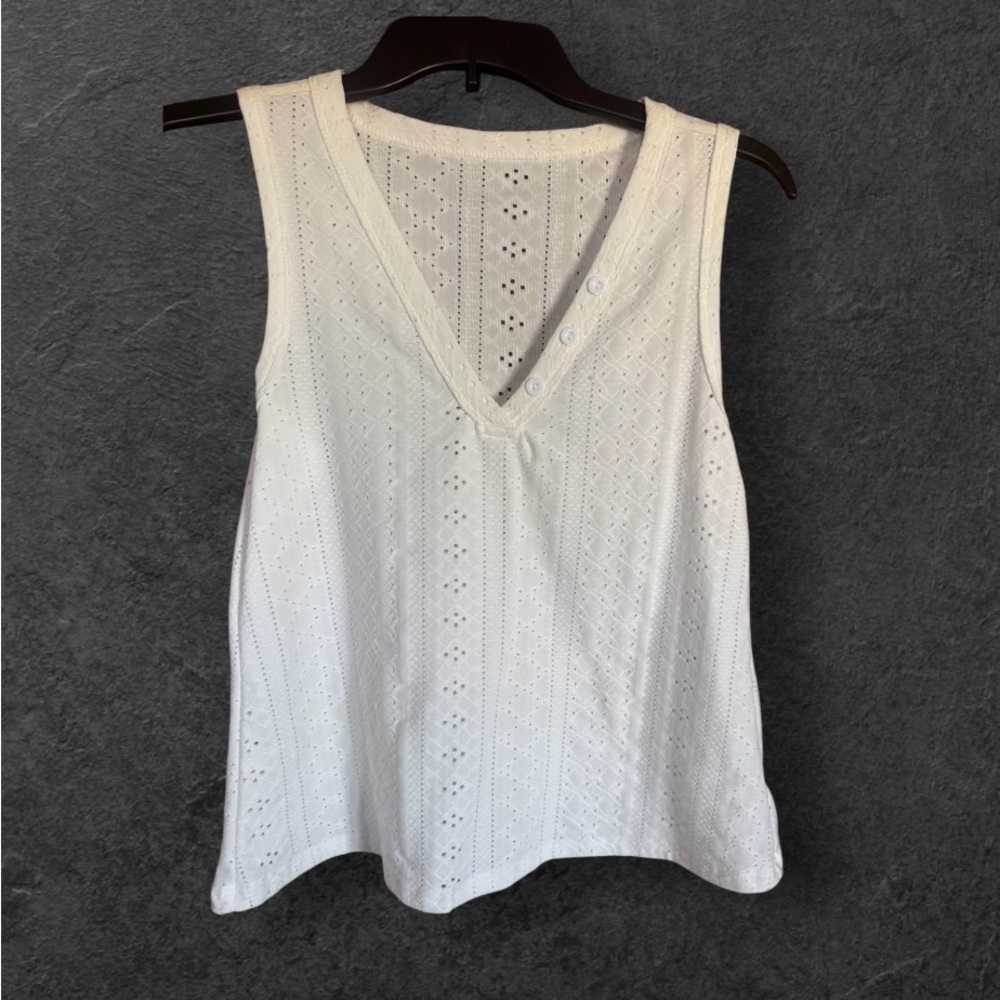 Women’s White Tank Top